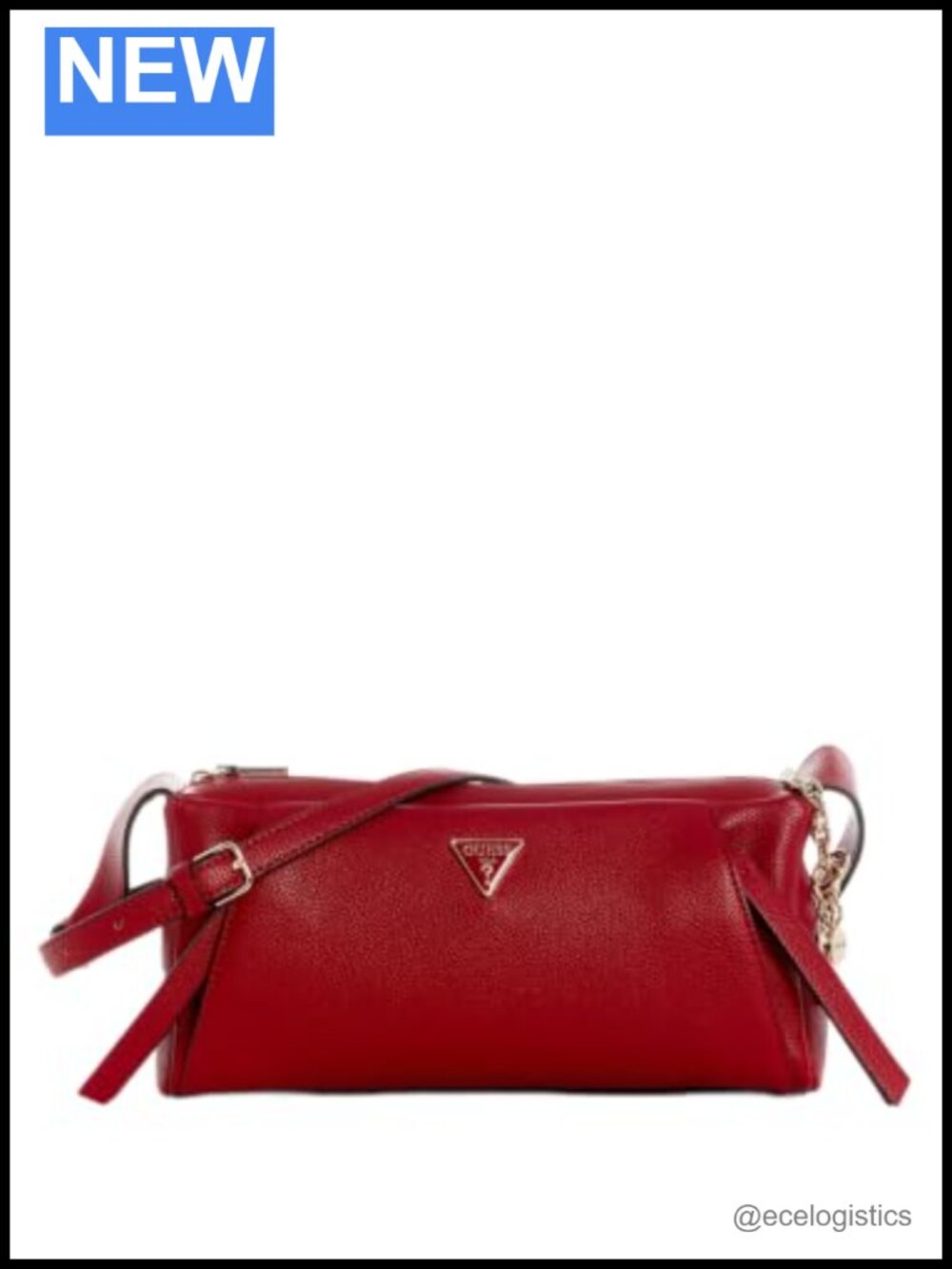 GUESS Devon Mini Crossbody Sling Bag Gold Hardware Polyurethane